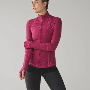 Lululemon Define Jacket- Diamond Jacquard Berry Rumble Jewelled Magenta
